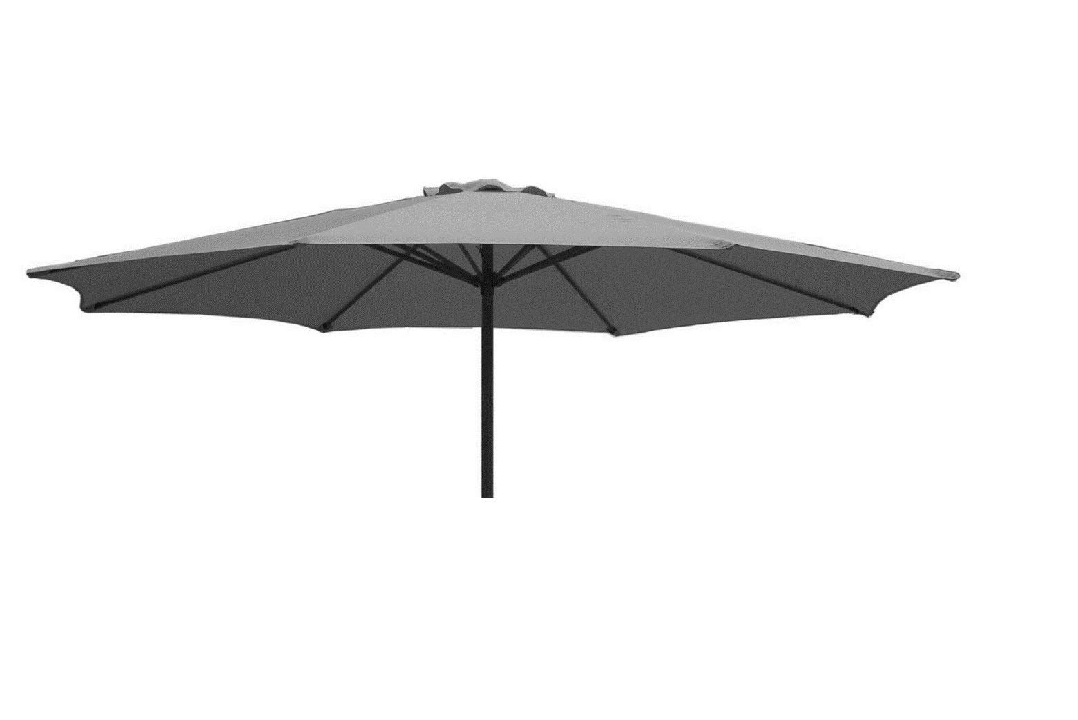 TFS Replacement Parasol Fabric Canopy for Standard, Cantilever & Balcony Parasols (2.7m 8arm, Grey)