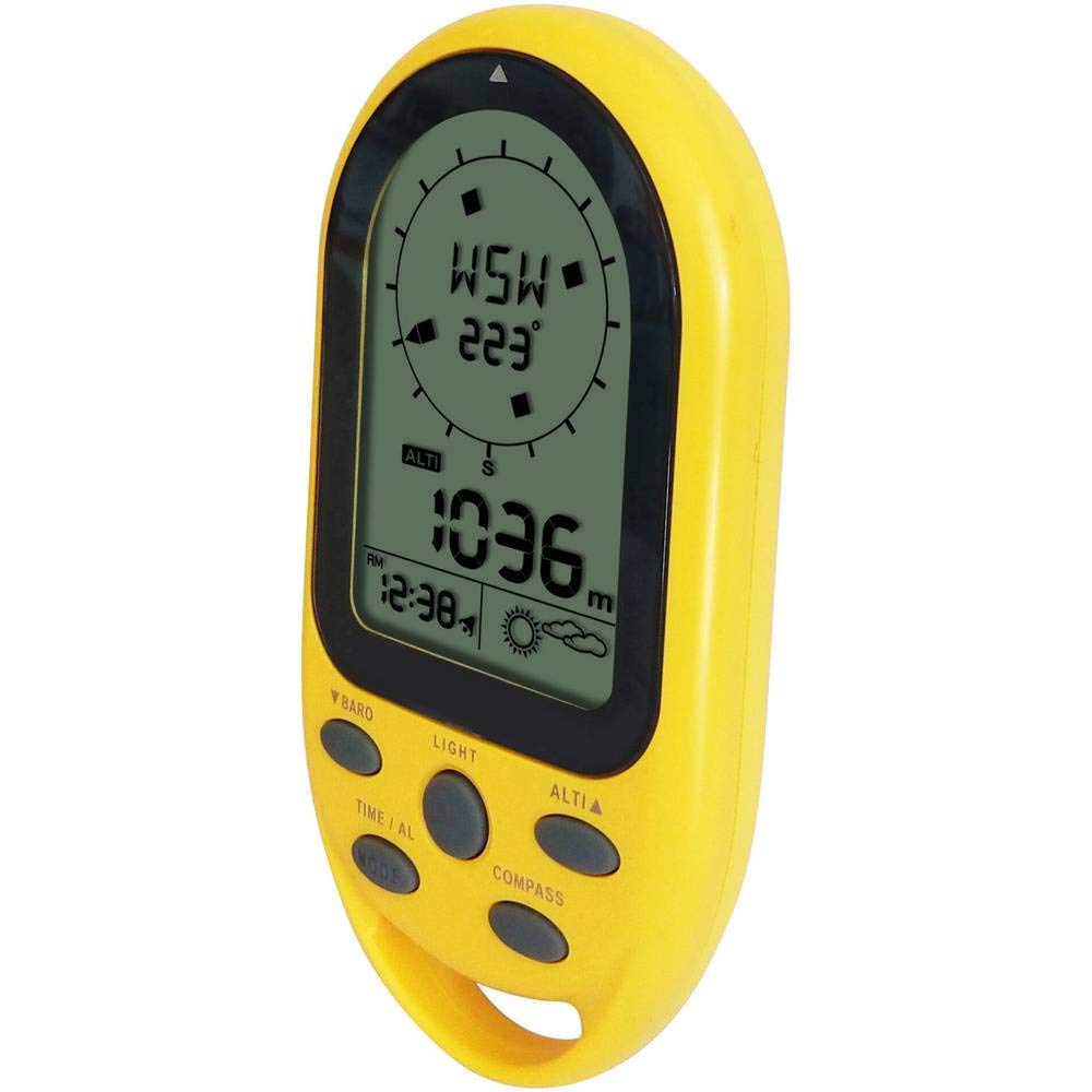 Technoline Ea 3050 - Brújula con Altímetro, amarillo/gris