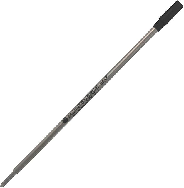 Monteverde Medium Point Soft Roll Refill for Dupont Ballpoint Pen - Black (Pack of 2)
