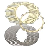 Caltric Clutch Friction And Steel Plates Compatible with Yamaha Xv1600A Road Star 1600 1999-2003