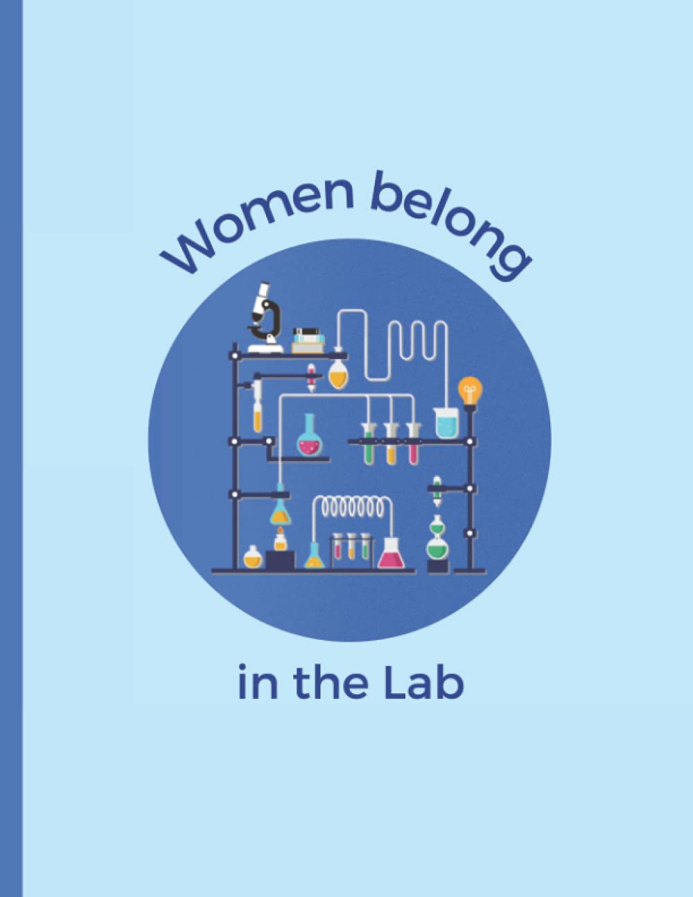 Lab Notebook Chemistry - Quad Ruled for Students, Researchers and Scientists: Lab notebook for women - great and funny gift for the female scientists in your life