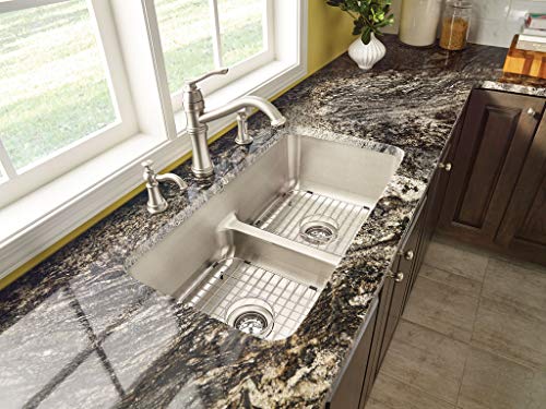 Moen Belfield Spot Resist Stainless Traditional One Handle High Arc Kitchen Faucet with Side Spray and Optional Deckplate Included, 7245SRS by Moen - Image 9