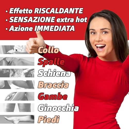 Arnica Suprema Gel 98% Super Hot – Formula Potenziata Con Arnica Montana, Artiglio Del Diavolo E Canfora – Sollievo Per Muscoli E Articolazioni – Crema Riscaldante, Extra Forte – 100Ml - 5