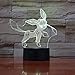 Dalovy Festival 3D Illusion Lampe LED Veilleuse Pokemon Glaceon Enfants S Capteur Tactile Batterie Festival Cadeau Chambre Glaceon Lampe de Bureau Cadeaux pour Enfants