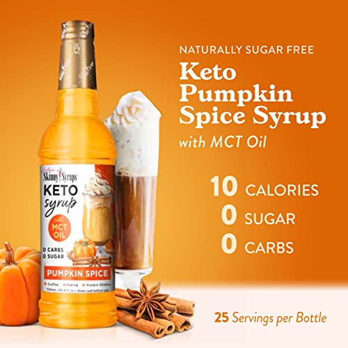 Jordan's Skinny Mixes Syrups Keto Pumpkin Spice, Sugar Free Flavoring Syrup,25.4 Fl Oz (Pack Of 1) #TOP1