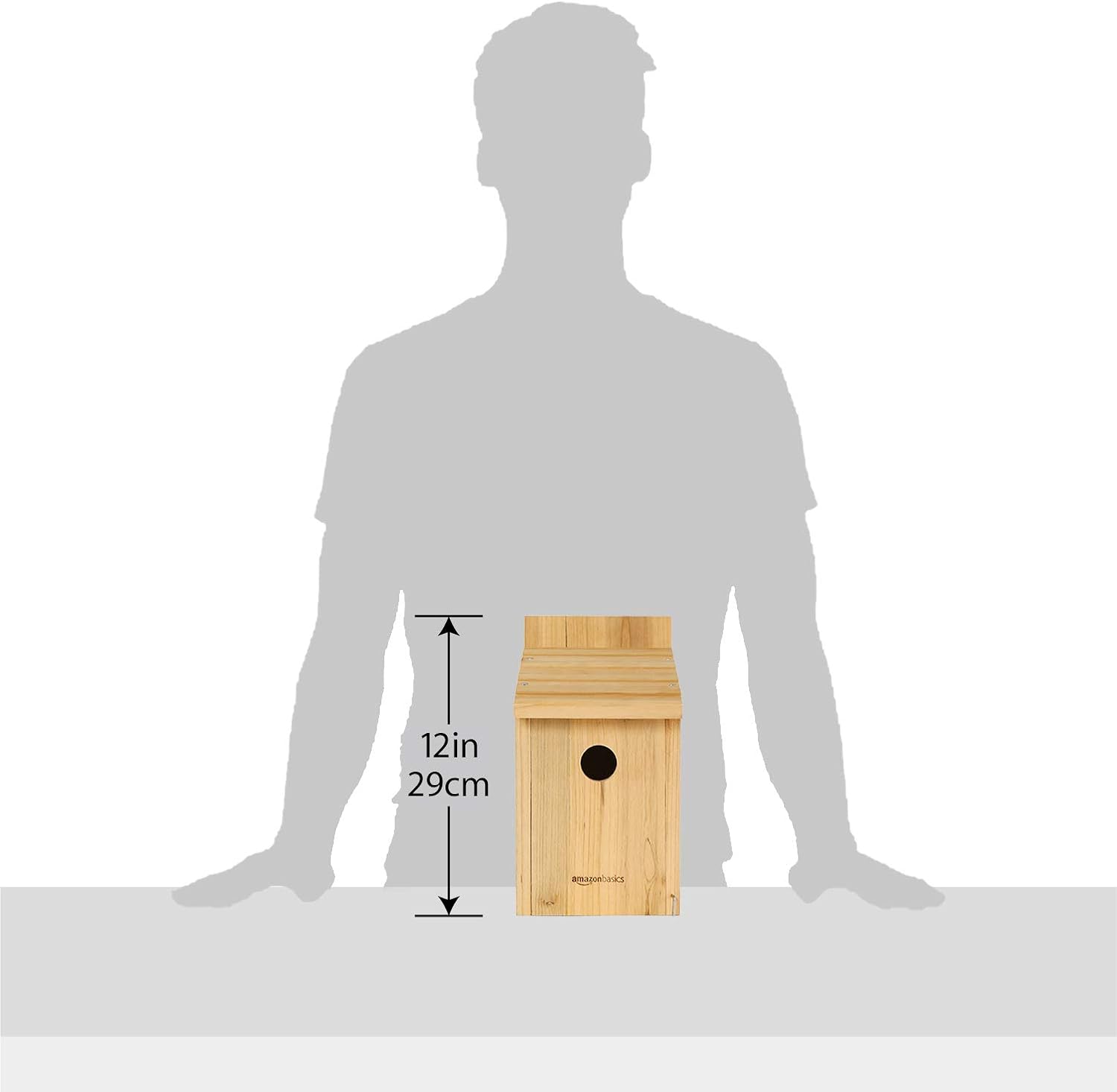 Amazon Basics Wooden Birdhouse