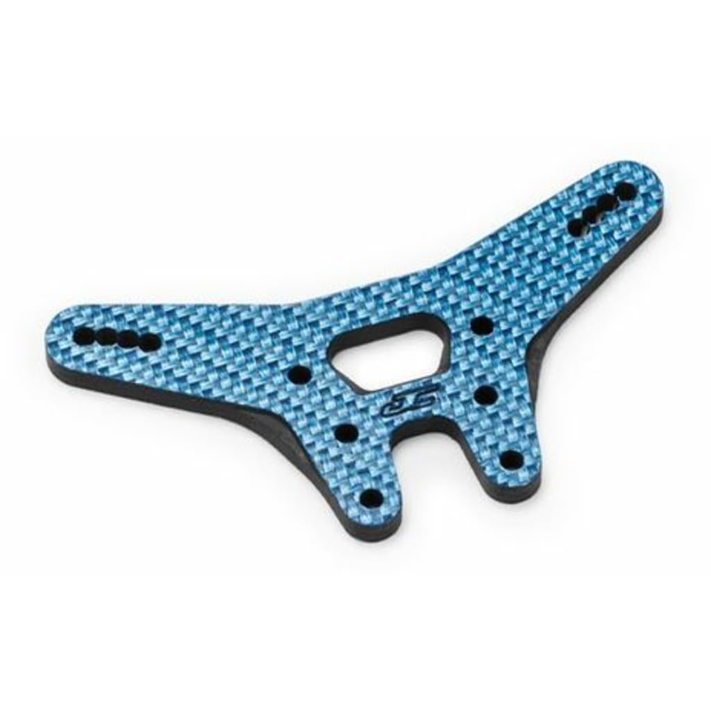 JCO5199-1 JConcepts RC10B7 Carbon Fiber Rear Shock Tower (Blue)