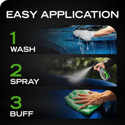 Image of Turtle Wax 53882 Hybrid Solutions Ceramic Spray Coating, Incredible Shine & Protection for Car Paint, Extreme Water Beading, Safe for Cars, Trucks, Motorcycles, RV's & More, 16 oz. (Pack of 2)