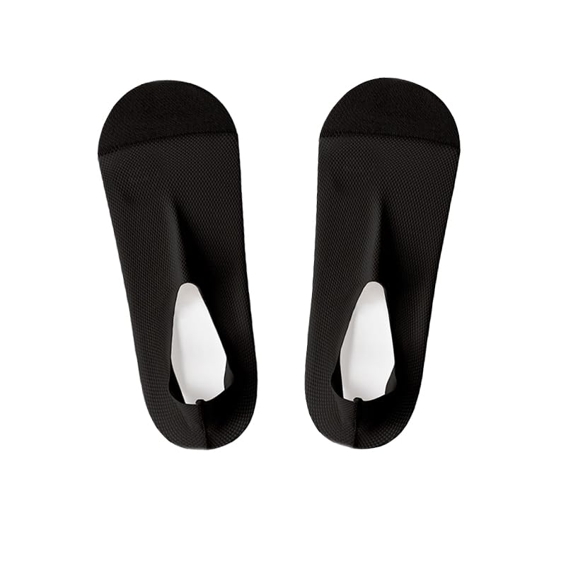 Image of Ultra Thin Non-Slip Nylon No-Show Liner Socks for Women | Barefoot Feel,Non-Slip Heel Grip,Ultra-Thin Invisible,For Sneakers /Dance /Hiking,Diabetic & Sensitive Feet Safe,Plus Sizes
