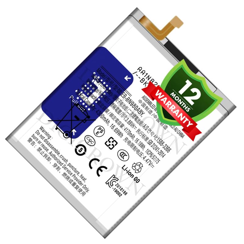 Image of Original EB-BN980ABY Battery Compatible for Samsung Galaxy Note 20 (4G /5G) - (4300mAh) - 1 Year Warranty DF7