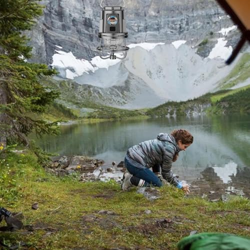 Image of Glaceon Outdoor Camping LED Lantern 1200mAH, Brightest Portable Outdoor Emergency Light, Waterproof Hiking Flashlights, Battery Operated Lights for Power Outages, Emergency Lights (GC-03)