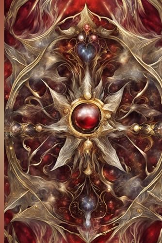 RED GOLD CRYSTAL JEM JEWELERY journaling book: BIJOUX CRISTAL ROUGE OR