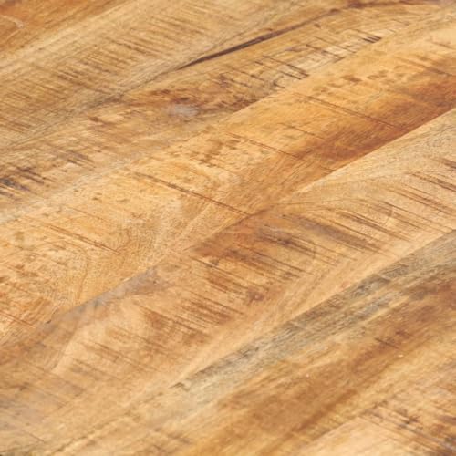 Mesa de cafe de madera maciza resistente de 60 x 60 cm baja para sofa 7