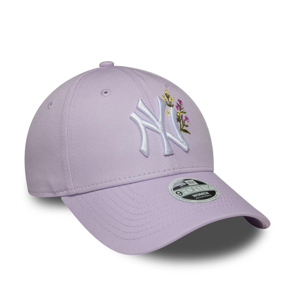 New Era Czapka 9Forty WMNS Floral Icon YankeesEra Kobiety/Strapback - curved brim cap baseball z daszkiem damska Snapback, wiosna-lato Lato