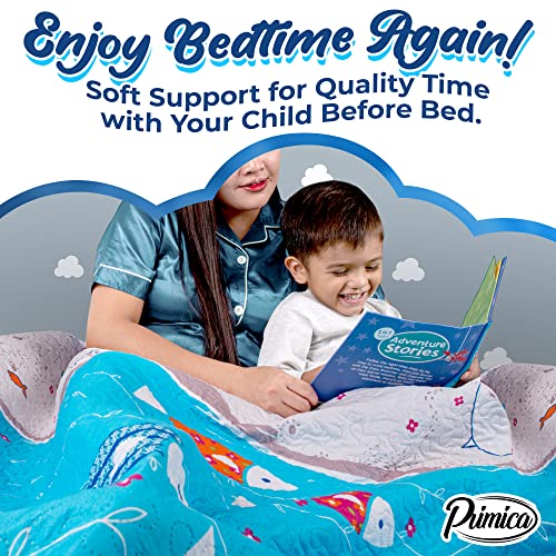 Primica Bed Bumpers For Toddlers, Toddler Bed Bumper, Foam Bed Rails For Toddlers, Hypoallergenic Safety Bed Guard Rail For Kids, Toddler Bed Bumper For King, Queen And Twin Bed, Pack Of 2 #TOP4