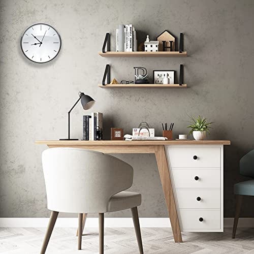 Wintaim Atomic Clock Movement With 4-Inch Clock Hands, 43/64 Inches (17Mm) Axis Length Wwvb Radio Electric Controlled Clock, Auto Adjust Winter And Summer Time #TOP5