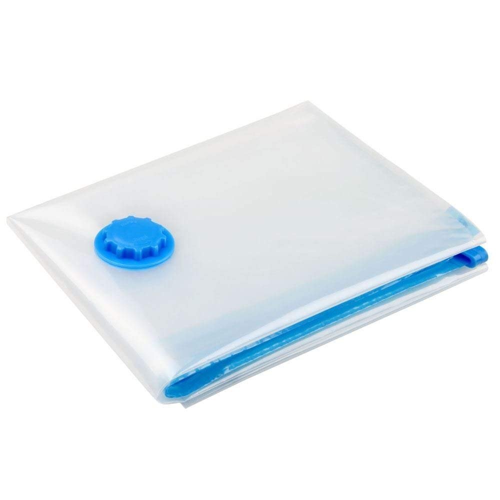 Anadi Reusable Vacuum Storage Compression Sealer Bags for Clothes, Dress, Winter Coats, Blankets, Pillows Comforters for Home & Travel, Picknick Use Size : 50 x 60 cm (1 Small) (B09V5KV2B7) Amazon Price History, Amazon Price Tracker