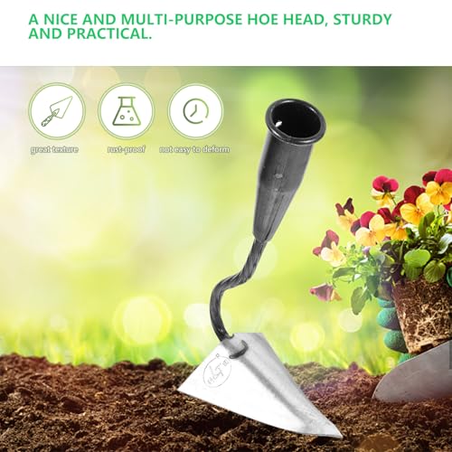 Azada de triángulo para jardinería y limpieza de tierras miniatura 3