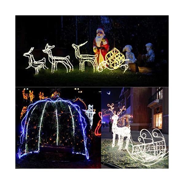kefflum LED Lichtschlauch,led schlauch, Lichterkette Licht Leiste 36LEDs/M Schlauch für Innen und Außen IP65 12M… – Bild 8