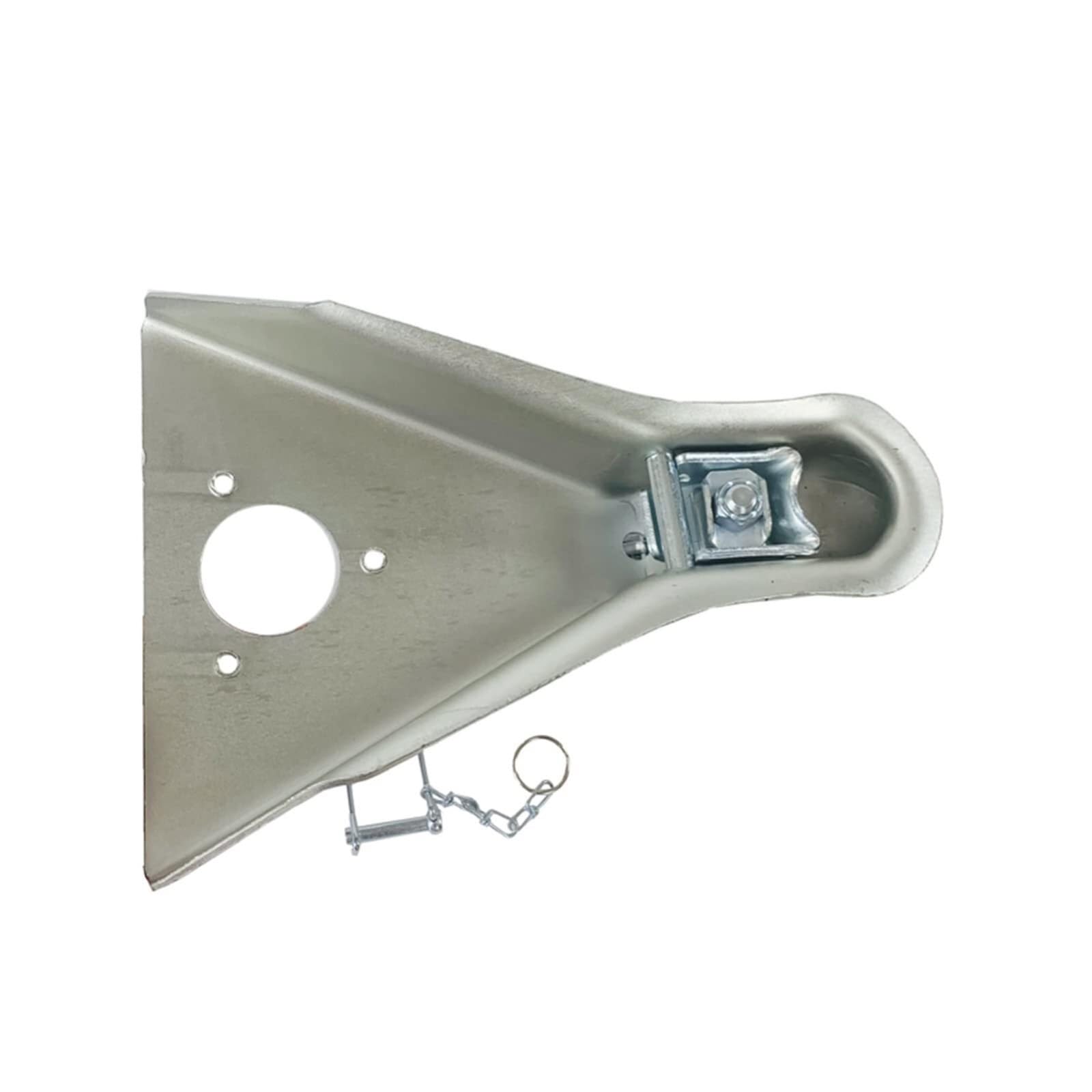 Zaczep przyczepy, Zaczep Holowniczy Przyczepa 5000Ibs 2 Kula A Łącznik Ramy Części Łączące Akcesoria Do Przyczep Kempingowych(Silver)