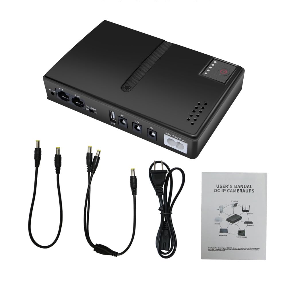 無停電電源装置 UPS電源バックアップ 2セット Amazon.co.jp: 15000 mAh 無停電電源装置 UPS電源 DC/USB出力ポート