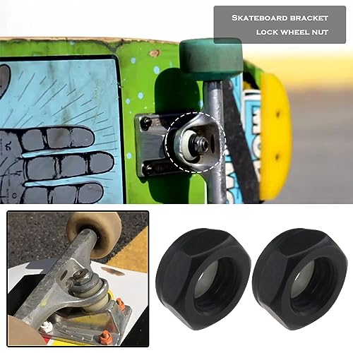 Micro Traders 2 conjuntos de kit de reconstrução de caminhões de skate, arruelas de velocidade e esp