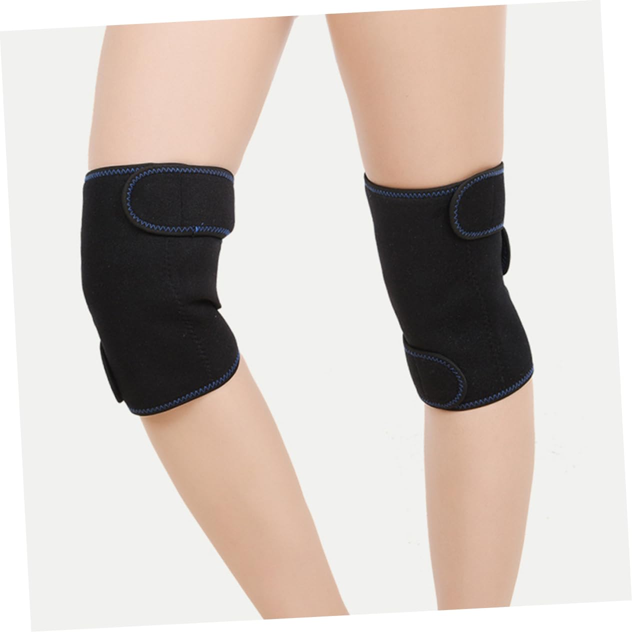 COOLHIYA 1pair Thermal Knee Guard Self-heating Knee Pad for Riding Thicken for Cross Training Weight Lifting and Gym Workouts Heating Pads Included