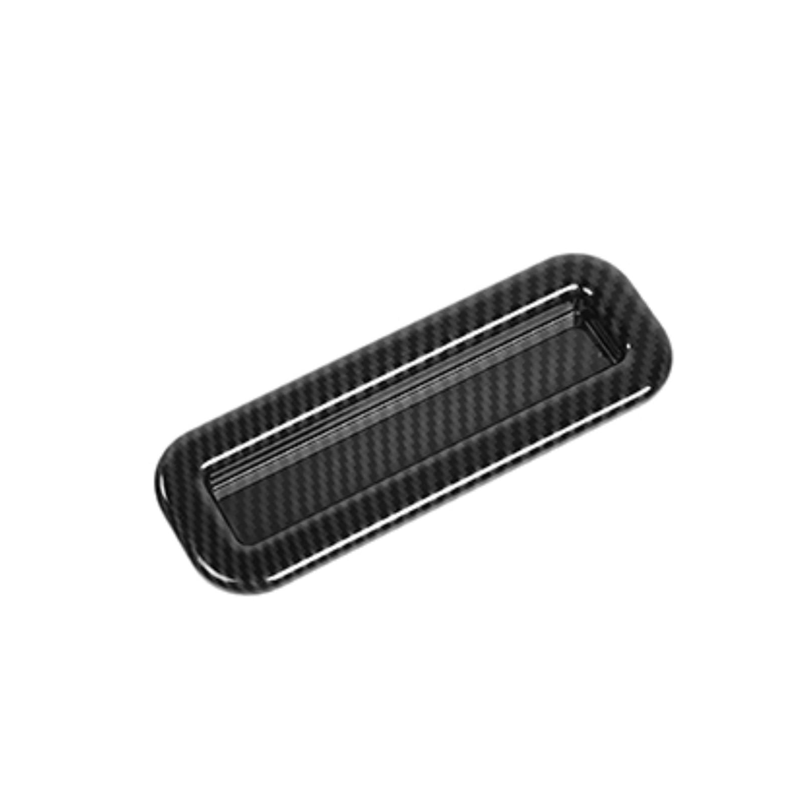 Center Control Grain Gear Shift Navigations Tail Light Accessorie Decoration Cover Compatible for Dodge Challenger 2015 UP Carbon Fiber(Type32)