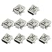 Produktbild sourcing map 10 x Mini USB 5 Pin Buchse Female Lötmetall Stecker Adapter Anschluss