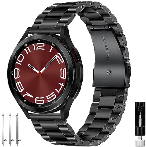 OTOPO for Galaxy Watch 4/6 Classic Strap 47mm 46mm 43mm 42mm,Watch 6/5/4 Strap 44mm 40mm Metal