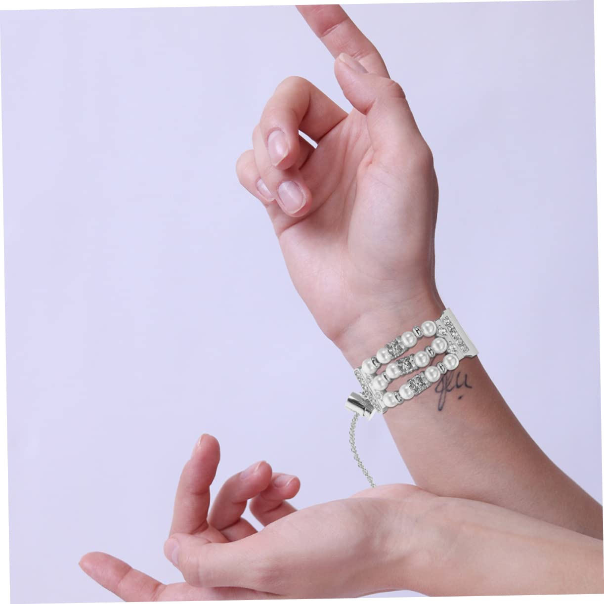 Hemobllo 4 Pièces Bracelet En Métal Décor En Métal Garniture Montre Bande Montre 4 Classique Délicate Bande Délicat Bracelet Accessoires Bijoux e Bijoux