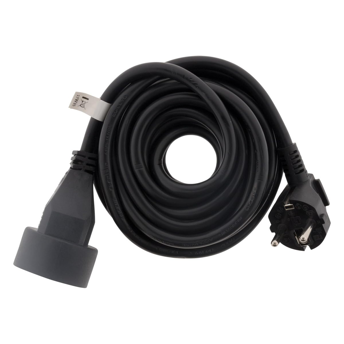 Prolongateur 16A HO5VV-F 3G1,5mm² Noir 3m