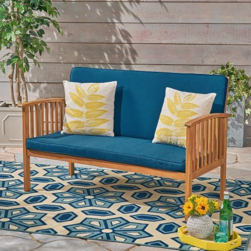 Small Outdoor Couch – Rustic Loveseat for Cozy Conversations