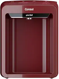 Purificador de Água Consul CPB33AV. Painel Touch, 3 níveis de temperatura - Hibisco, Bivolt