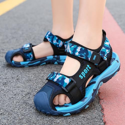 IWIHMIV Kid Sandals Toddler Water Shoes Beach Girls and Boys Open Toe Sandals Lightweight Breathable with Adjustable Straps4
