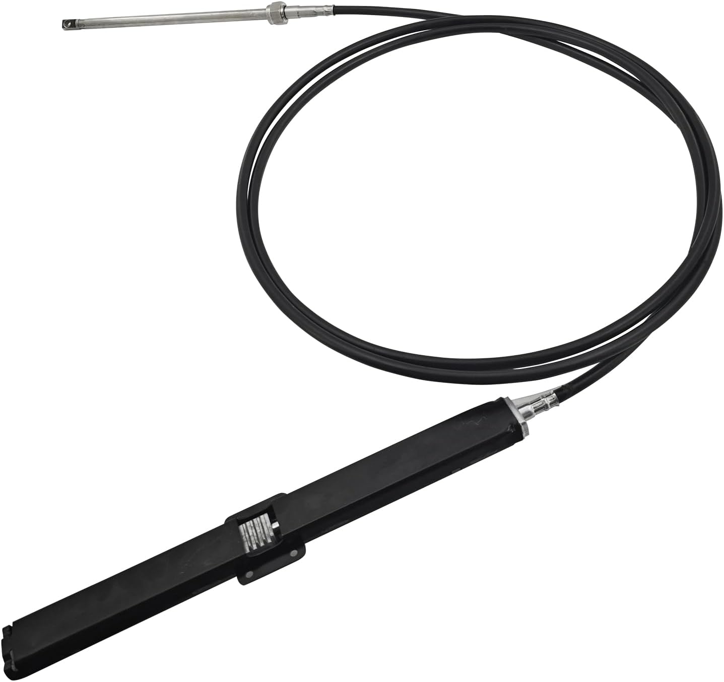 SSC13415 Mechanical Steering Cable 15FT, Back Mount Rack Single Cable New, Replacement for Seastar SH5210P, SH5230P, SB39526P, SB39544P (NFB), Fits SS14115 SS15115