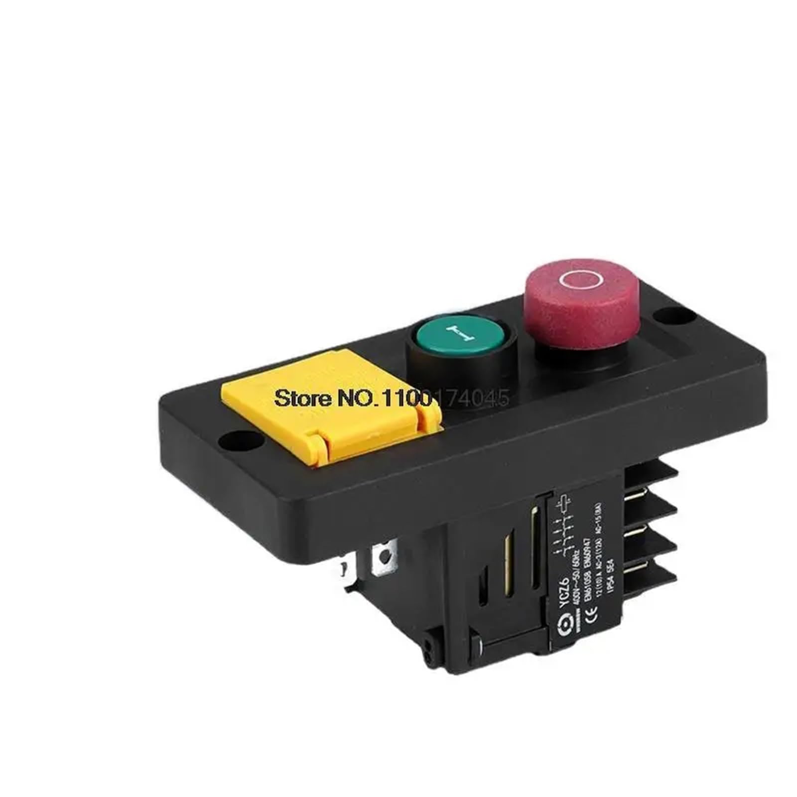 Interruptor pulsador electromagnético de 10 Pines 400V para motor combinado YCZ6