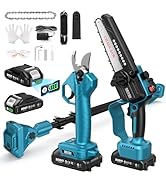 Amazon | SEESII 高枝チェーンソー 電動 6インチ 充電式 ハンディ