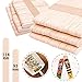 Produktbild INTVN Wooden Lolly Sticks, 300 Wooden Craft Sticks Popsicle Sticks for Ice or Cake Pops & Kids Crafts Models, Multipurpose Size 114 x 10 x 2mm & 93 x 10 x 2mm