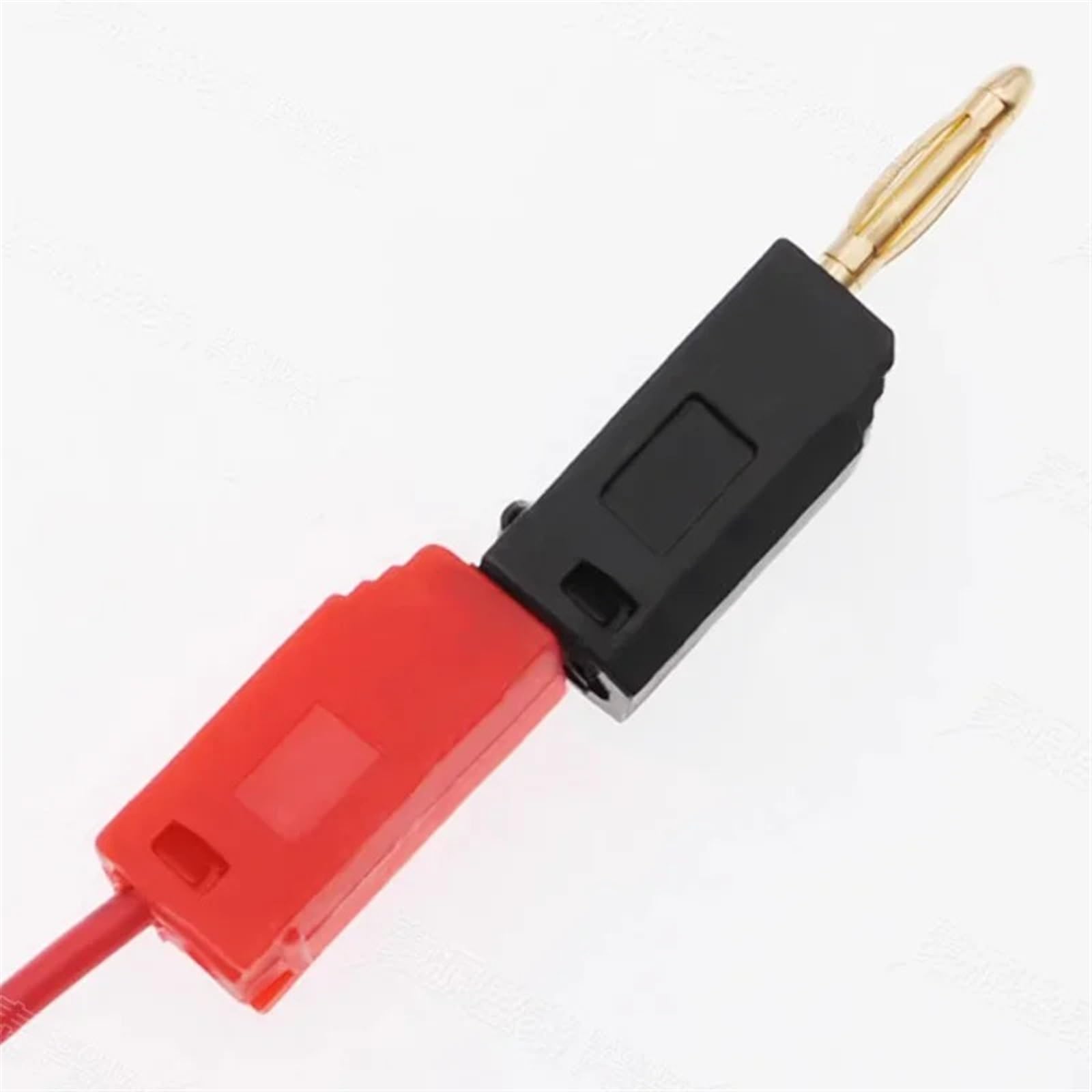 40 szt./2 mm męski wąż zwijany, wtyczka bananowa, pozłacany, możliwość układania w stos, wtyczka zaciskowa elektryczna 5 kolorów (20 czerwonych 20 żółty)