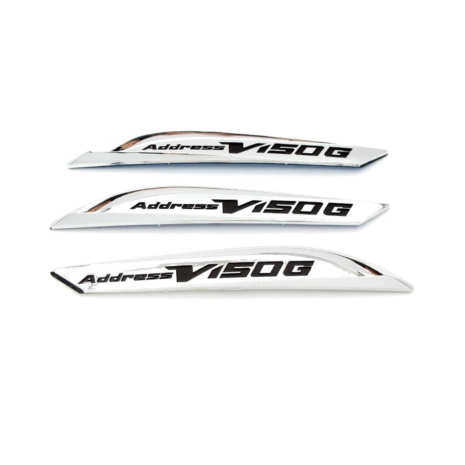Decoration Chrome Fuel Gas Tank Emblem Badge Decoration Decals for Suzuki Address V150g V 150G