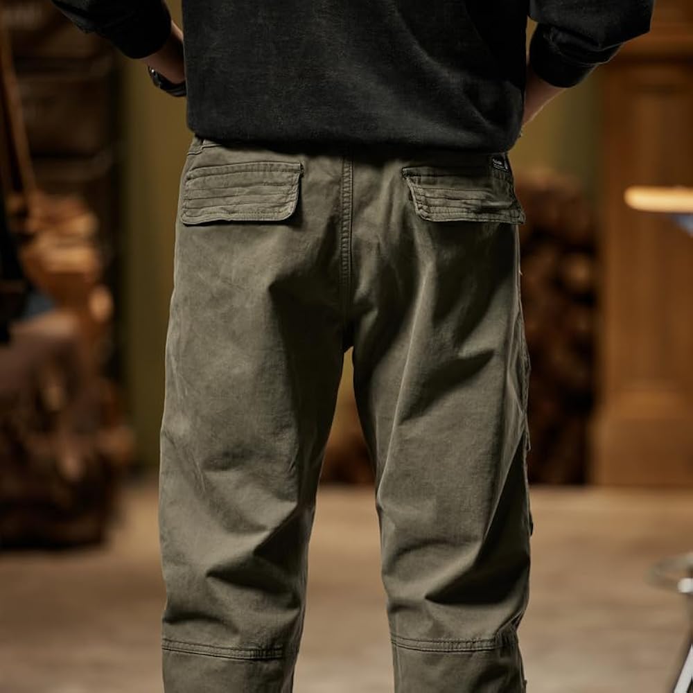 Amazon.com: Cargo Pants for Men Casual Elasticed Comfortable