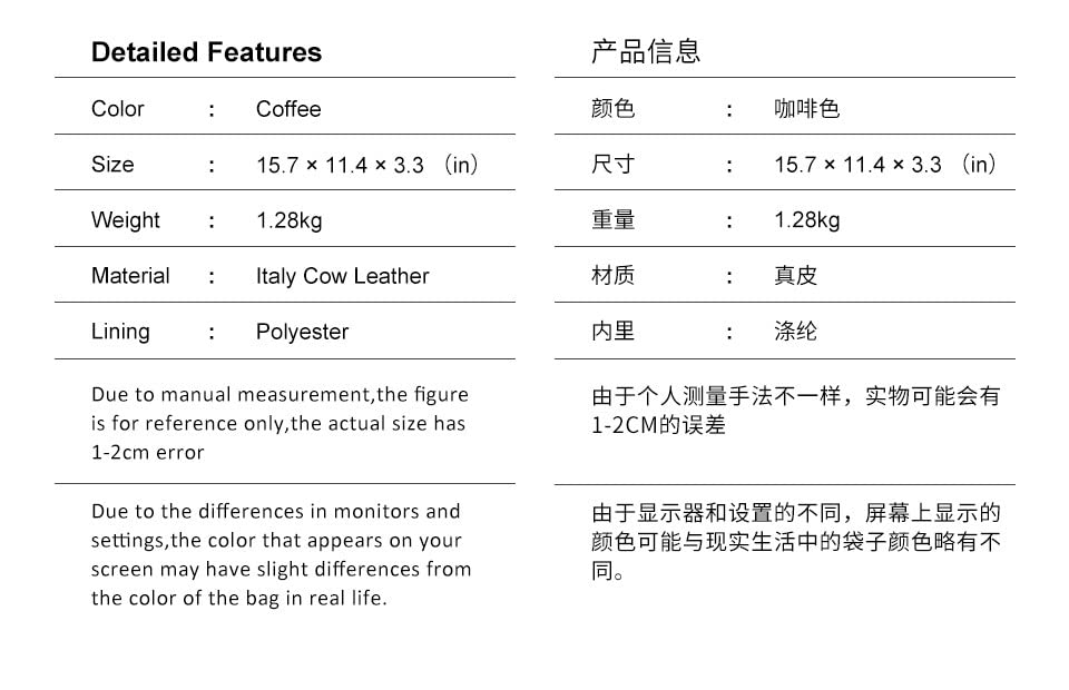 Genuine Leather Mens Business Bag Briefcase, Leather Multifunctional Messenger Bag Large Capacity Retro Mens Bag, Laptop Bag3