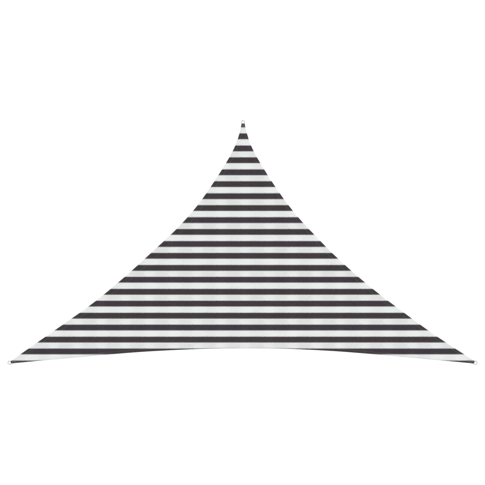 vidaXL Sunshade Sail 3.5 x 3.5 x 4.9 m HDPE Triangular — image 1