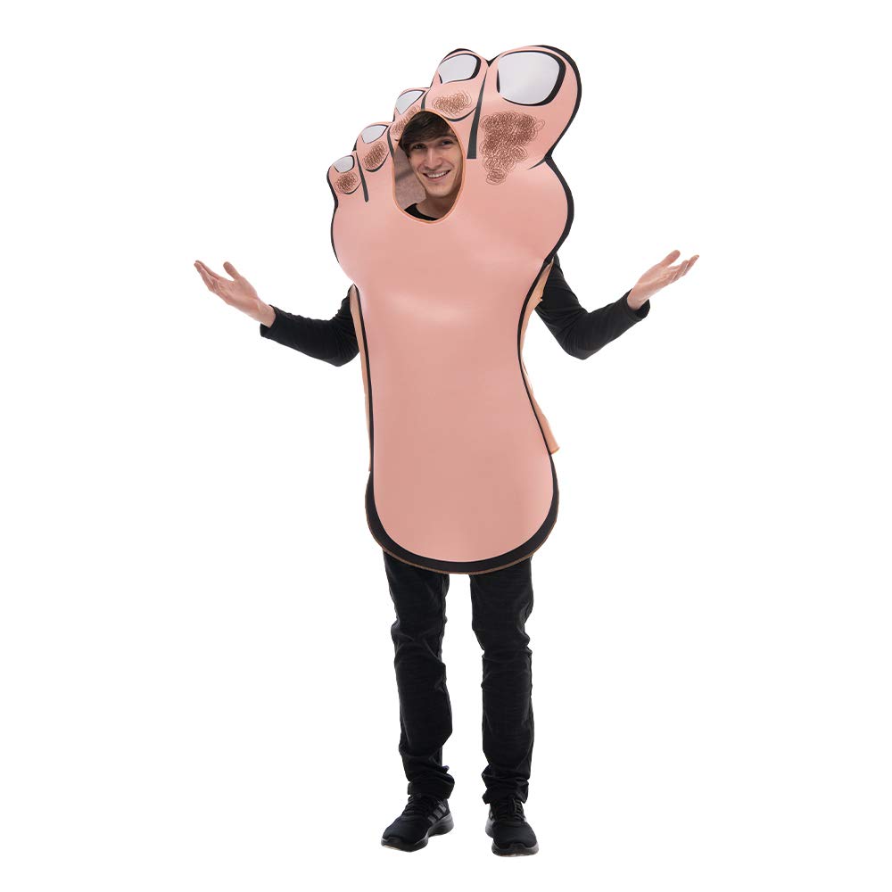 EraSpookyAdult Funny Foot Costume Halloween Couple Match Outfit, Adult Size