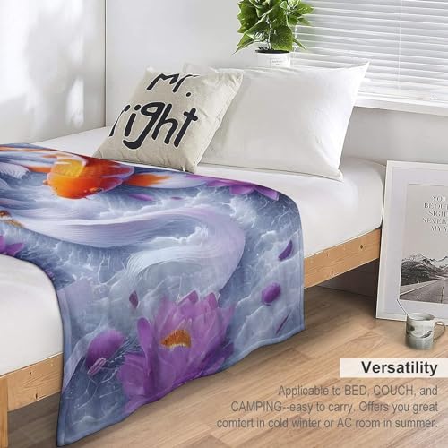 Couverture poisson pour voyager et cocooning sur votre canapé - 7