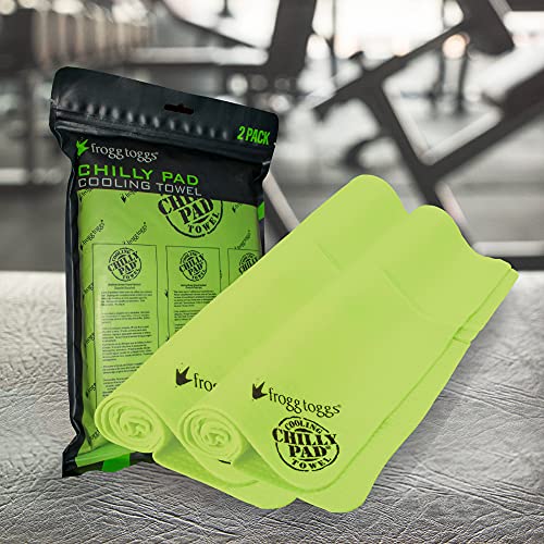 FROGG TOGGS Chilly Pad Cooling Towels, 2 Pack, 33" x 13"2