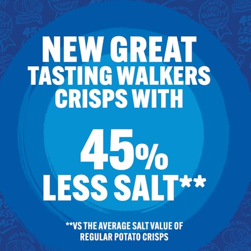 Walkers Less Salt Lightly Salted Crisps 45g (Case of 32) - Image 6