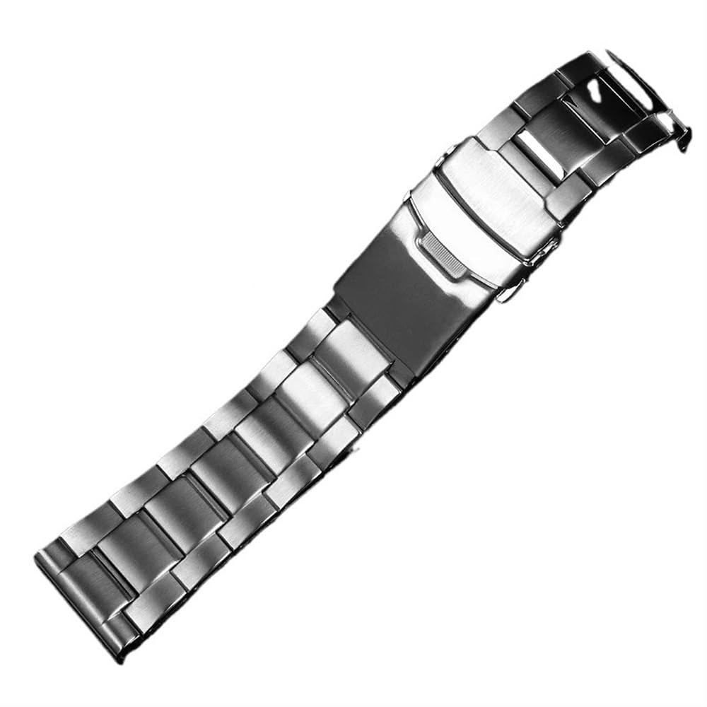 Bracelet montre acier 22mm solide pour remplacer Seiko SNE533