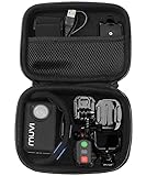 Case for Body camera, action camera like Veho VCC003, VCC005 MUVI HD10, HDPRO, PNZEO F5, Transcend TS32GDPB10A, Pyle PPBCM9, Miufly 1296P, R-Tech HD Night Version camera, SD card Pockets